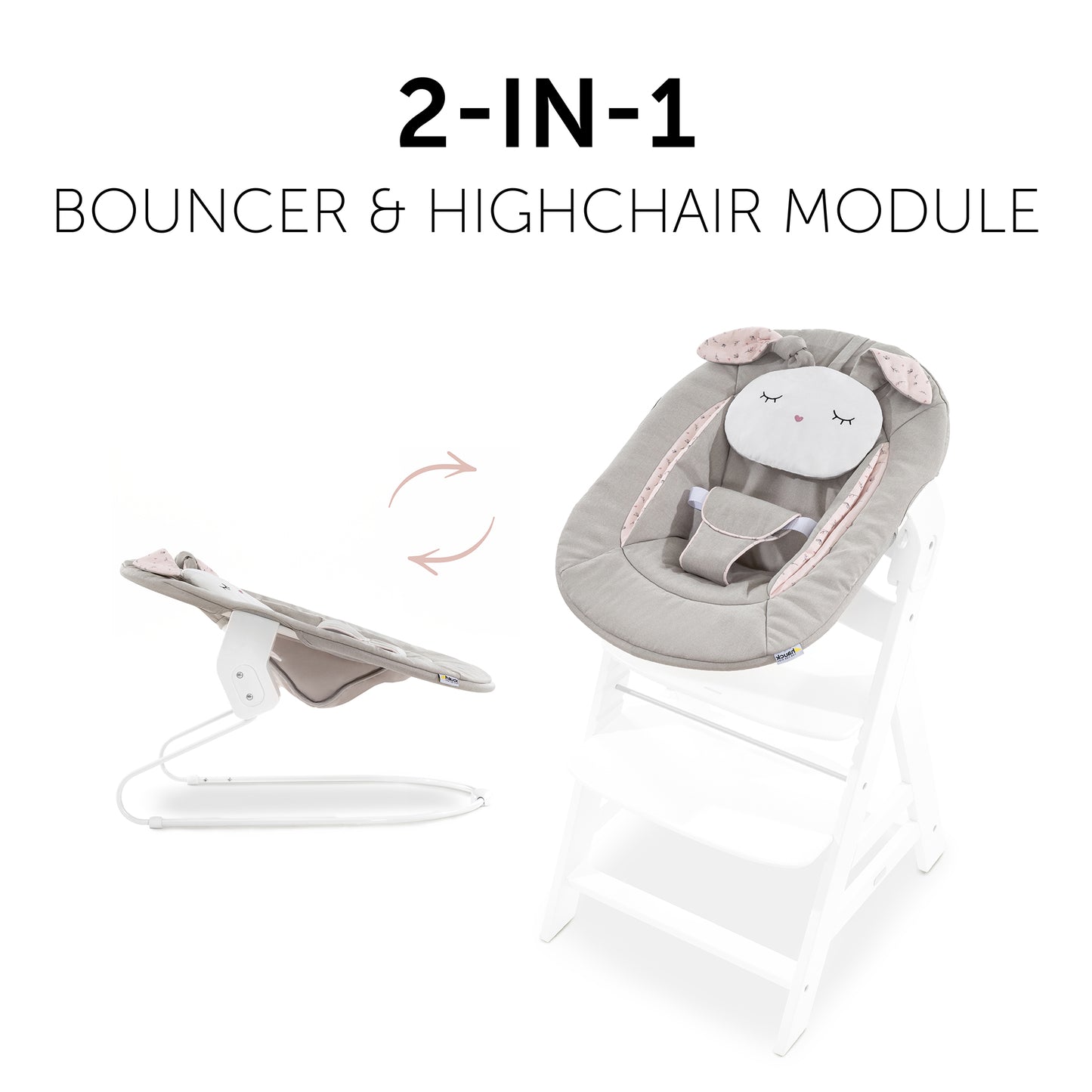 Hauck Alpha Bouncer 2in1 Rocker & Bouncer Birth to 6 months