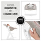 Hauck Alpha Bouncer 2in1 Rocker & Bouncer Birth to 6 months - Open Box