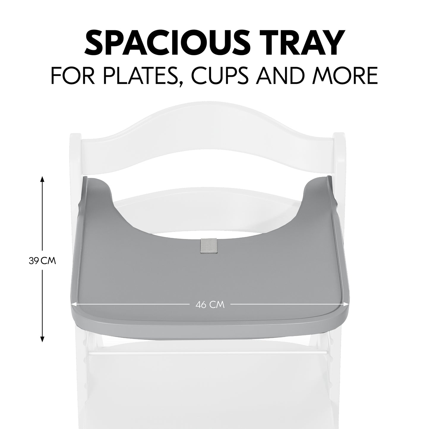 Hauck Alpha Wooden Tray T&G Accessories 6M to 36M