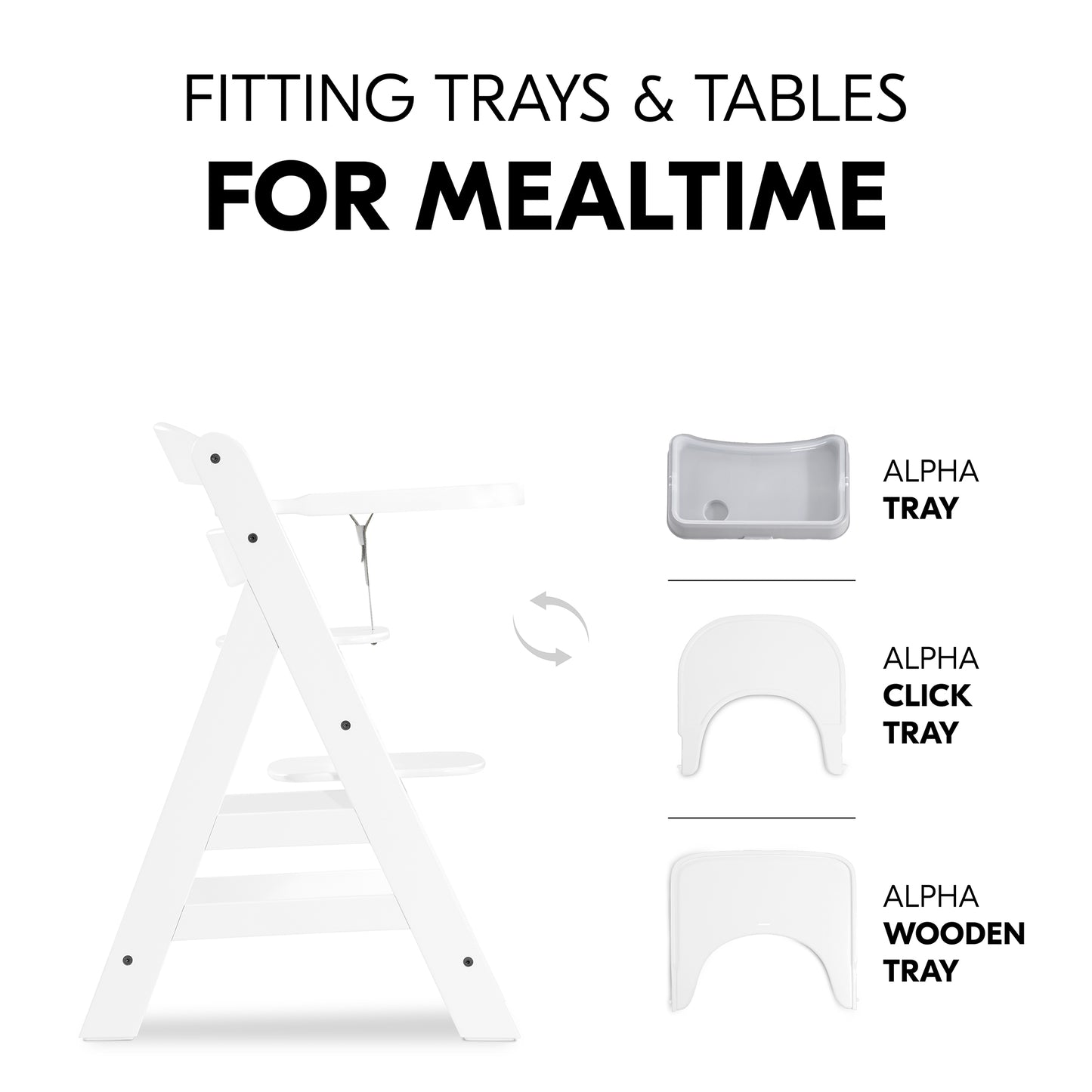 Hauck Alpha+B Highchair Natural 6months to Adult