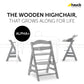 Hauck Alpha+B Highchair Natural 6months to Adult