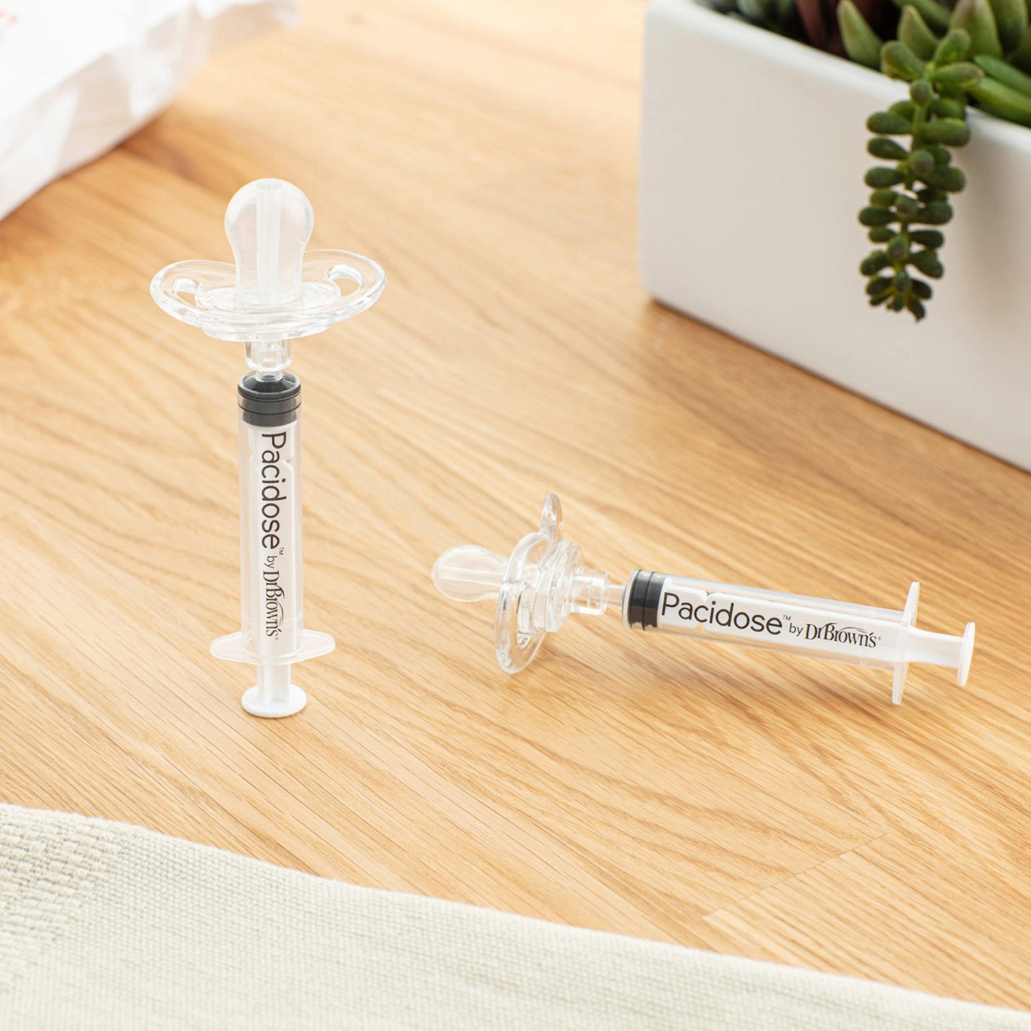 Dr.Brown's Pacifier (Pacidose) And Liquid Baby (Birth to 18 Months) Tansparent