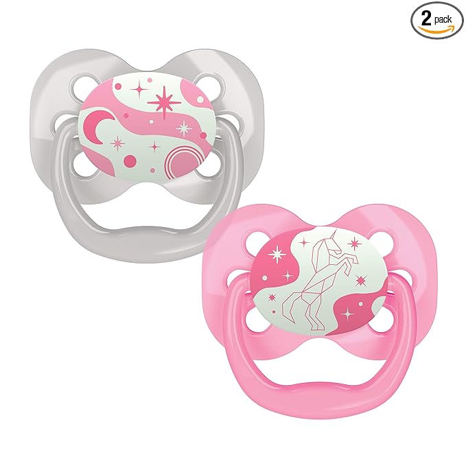 Dr. Brown's Advantage Pacifiers Stage 1 Pack of 2 (Birth to 6 Months) - Open Box