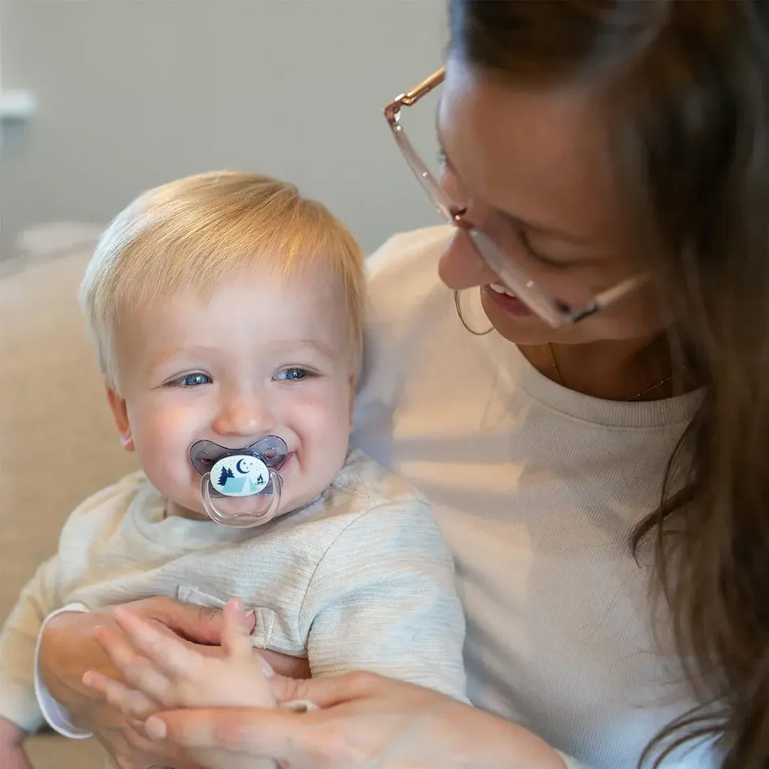 Dr. Brown's Prevent Glow In The Dark Butterfly Shield Soother - Stage 2 (6 to 18 Months) Pink Open Box