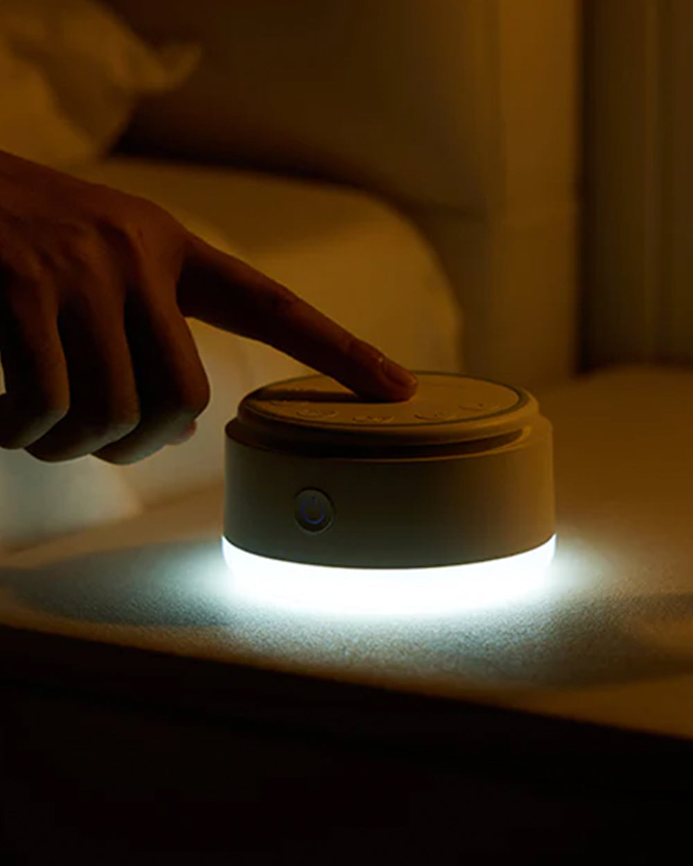 Momcozy Portable Baby Sound Machine with 20 Soothing Sounds & Dimmable Touch Lamp - White - image 14