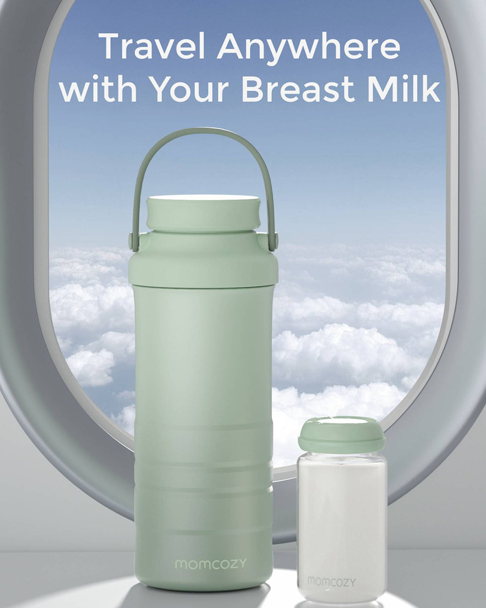 Momcozy Portable Baby Bottle Cooler - 24 Hour Ice-Free Cooling, 22oz with 2 Storage Bottles - image 19