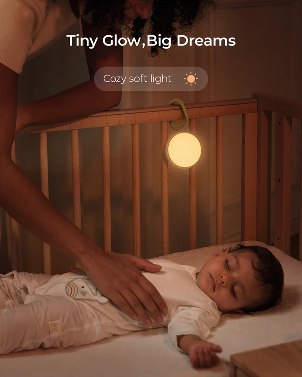Momcozy Portable Baby Sound Machine with 20 Soothing Sounds & Night Light - image 4