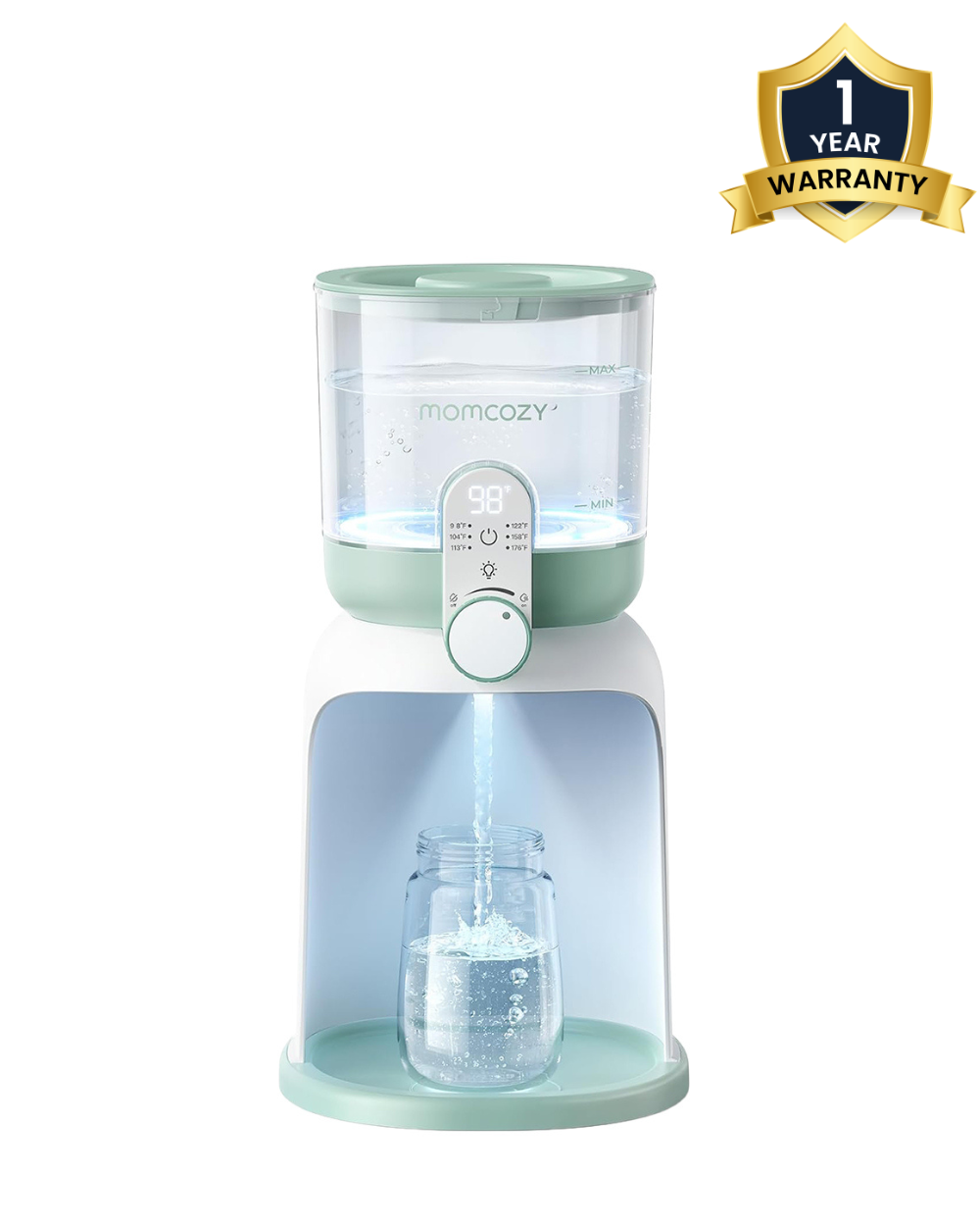 Momcozy Instant Water Warmer & Formula Dispenser with 6 Temperature Settings & Dual Night Lights - image 2