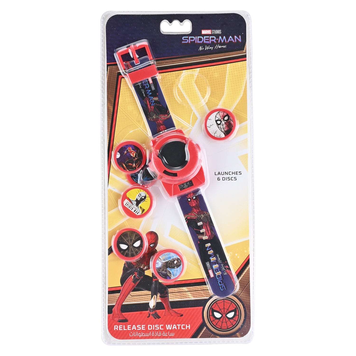 Amazon.com: Accutime Kids Marvel Spider-Man Digital Quartz Plastic Watch  for Boys & Girls with LCD Display, Red/Blue (Model: SPD4516) : Clothing,  Shoes & Jewelry