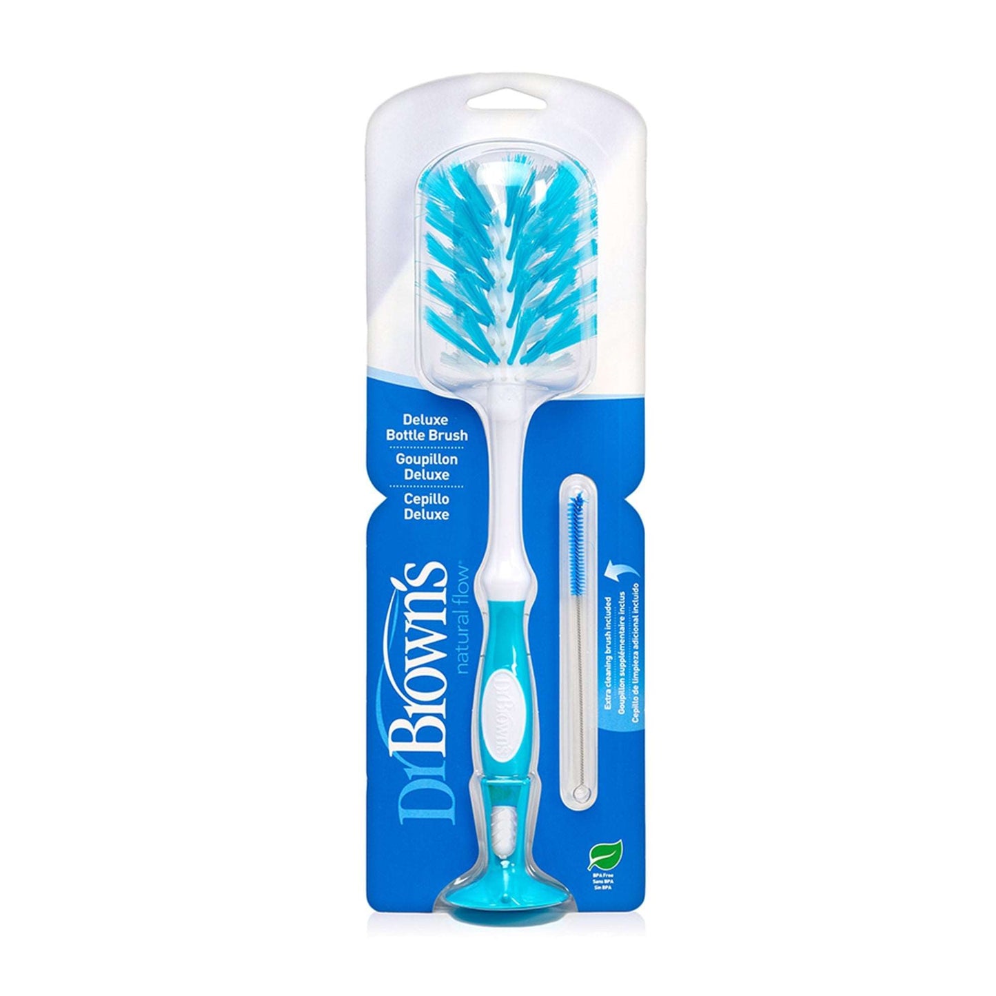 Dr. Brown Deluxe Teal Bottle Brush || Birth+ to 24months