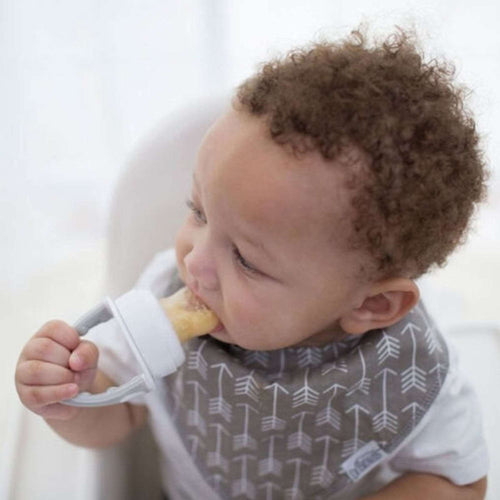 Dr. Brown's Fresh Firsts Silicone Feeder (4 to 12 Months) Grey - Open Box