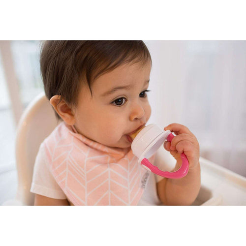 Dr. Brown's Fresh Firsts Silicone Feeder (4 to 12 Months) Pink - Open Box