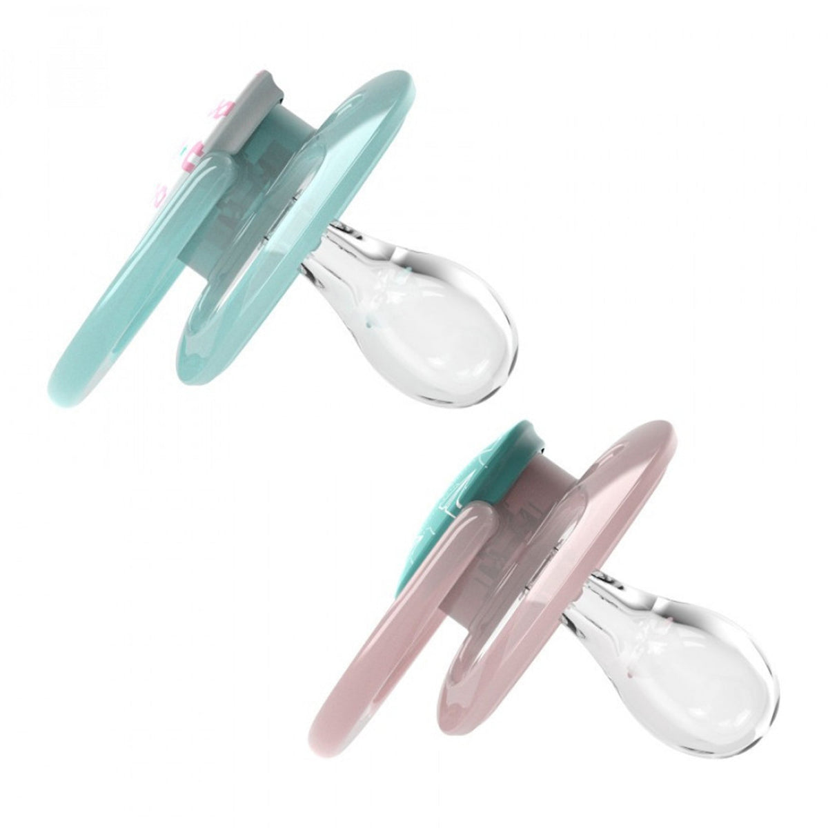 Dr. Brown Pink Airplanes Advantage Pacifiers || Stage-2 || Pack of 2 || Used for 6months to 12months - Toys4All.in