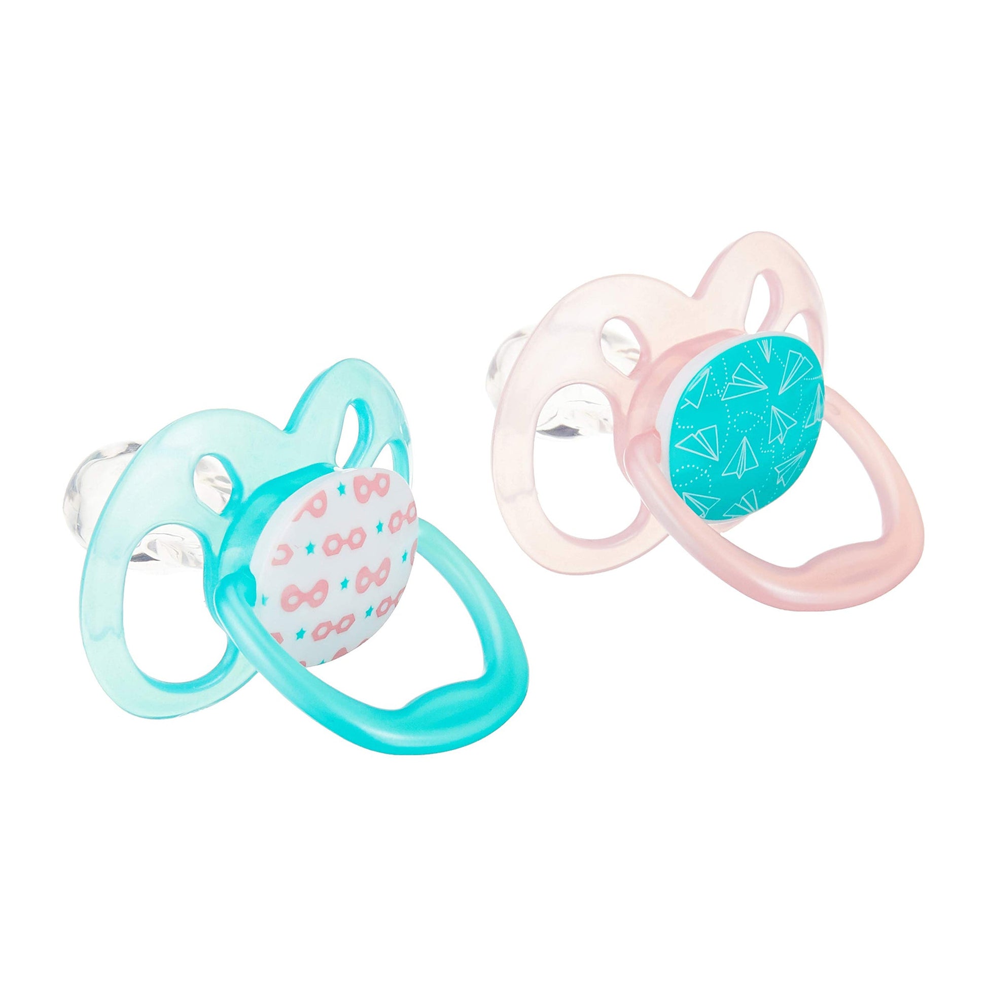 Dr. Brown Pink Airplanes Advantage Pacifiers || Stage-2 || Pack of 2 || Used for 6months to 12months
