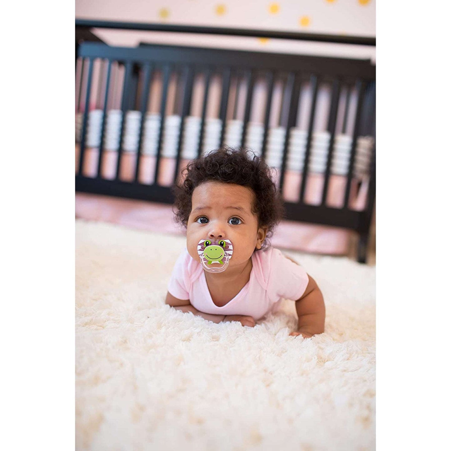 Dr. Brown Pink & Gray PreVent Printed Shield Soother || Stage-1 || Pack of 2 || Birth+ to 6months
