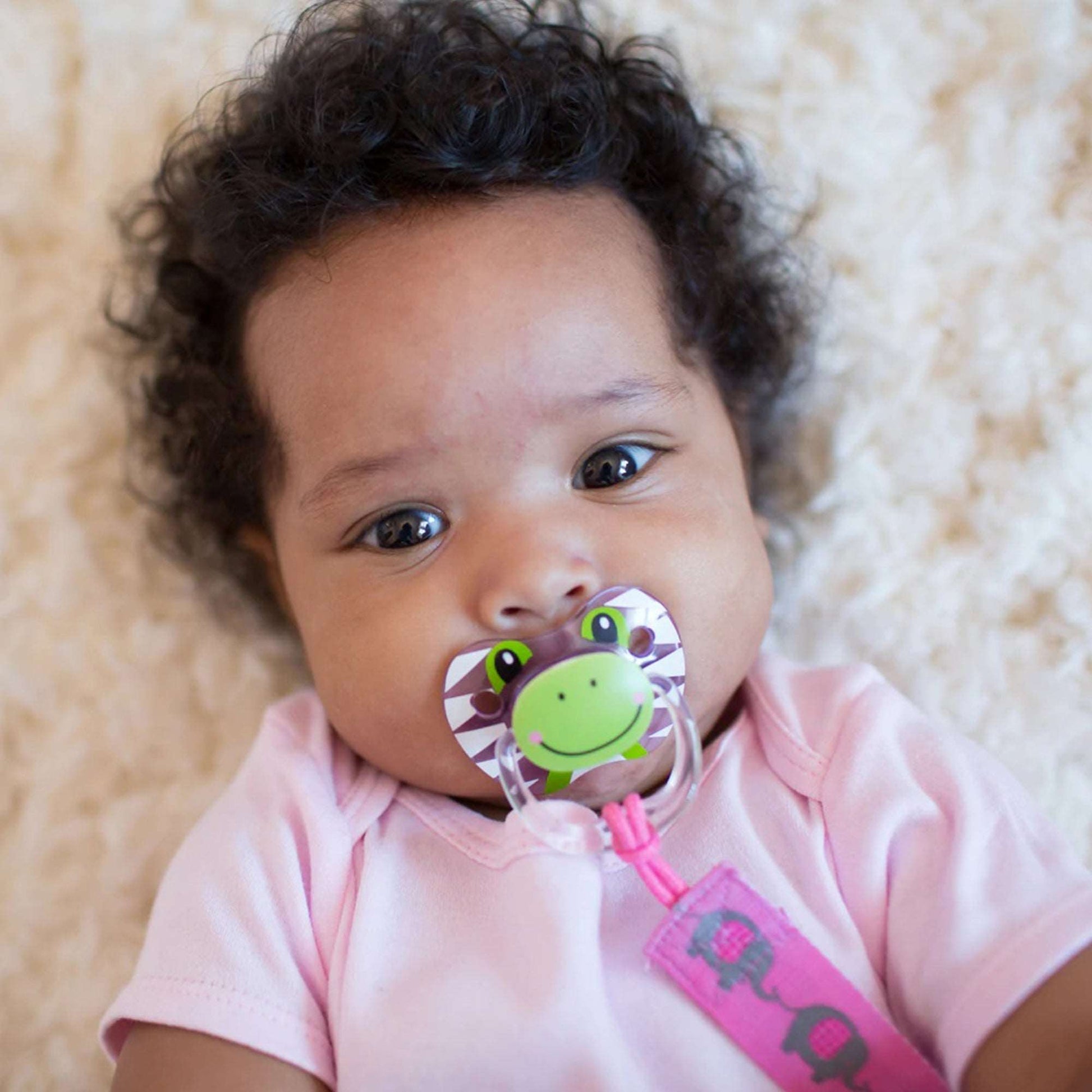 Dr. Brown Pink & Gray PreVent Printed Shield Soother || Stage-1 || Pack of 2 || Birth+ to 6months
