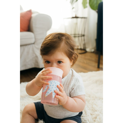 Dr.Brown's Smooth Wall Cheers 360 Pink Cup || 9months to 24months - Open Box