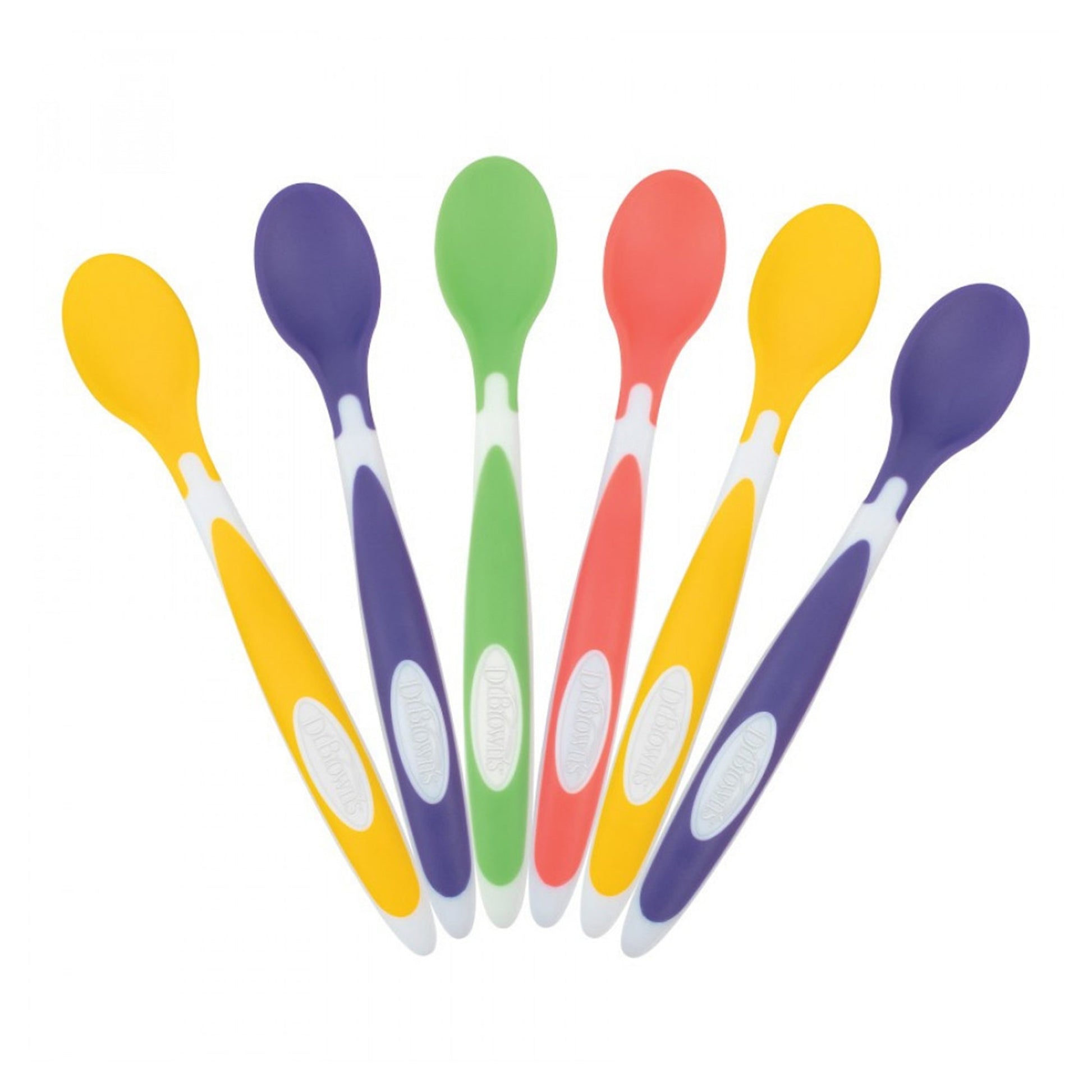 Dr. Brown Soft Tip Spoons || Pack of 6 || Used for 4months to 12months