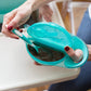 Dr. Brown Travel Fresh Light Green Bowl and Spoon || Pack of 1 || Used for 4months to 24months