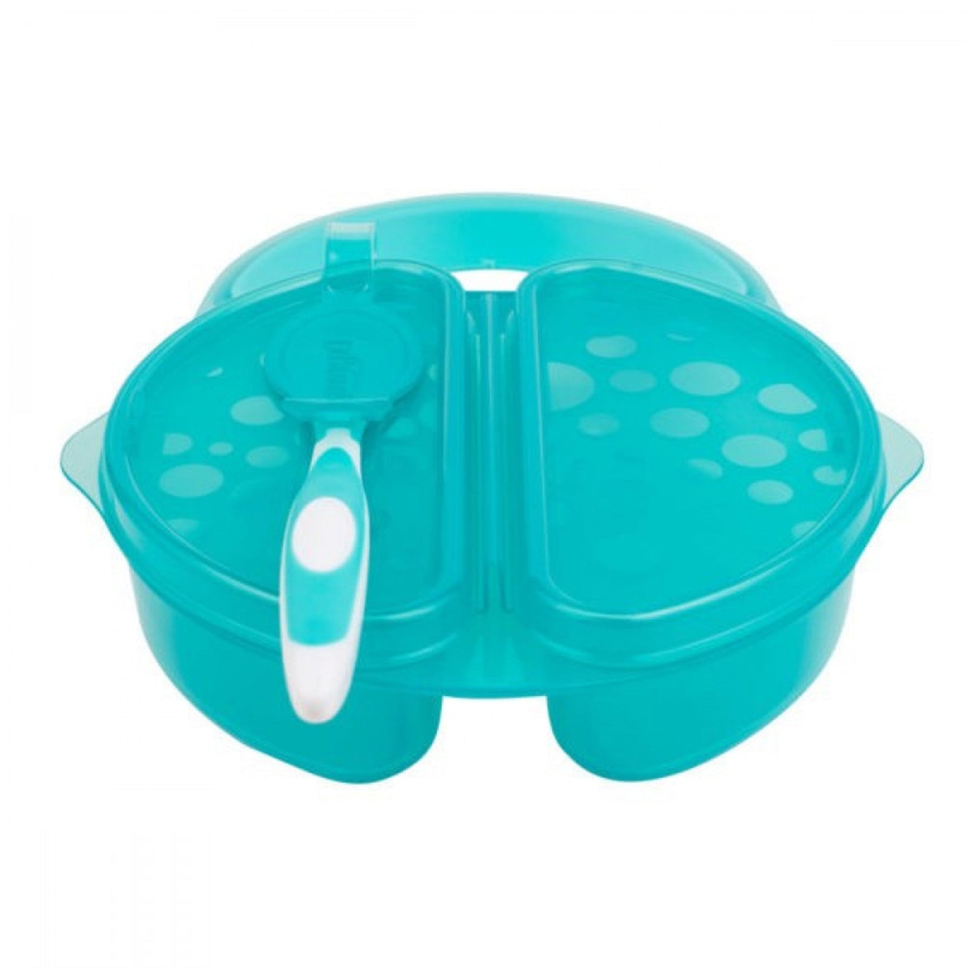 Dr. Brown Travel Fresh Light Green Bowl and Spoon || Pack of 1 || Used for 4months to 24months