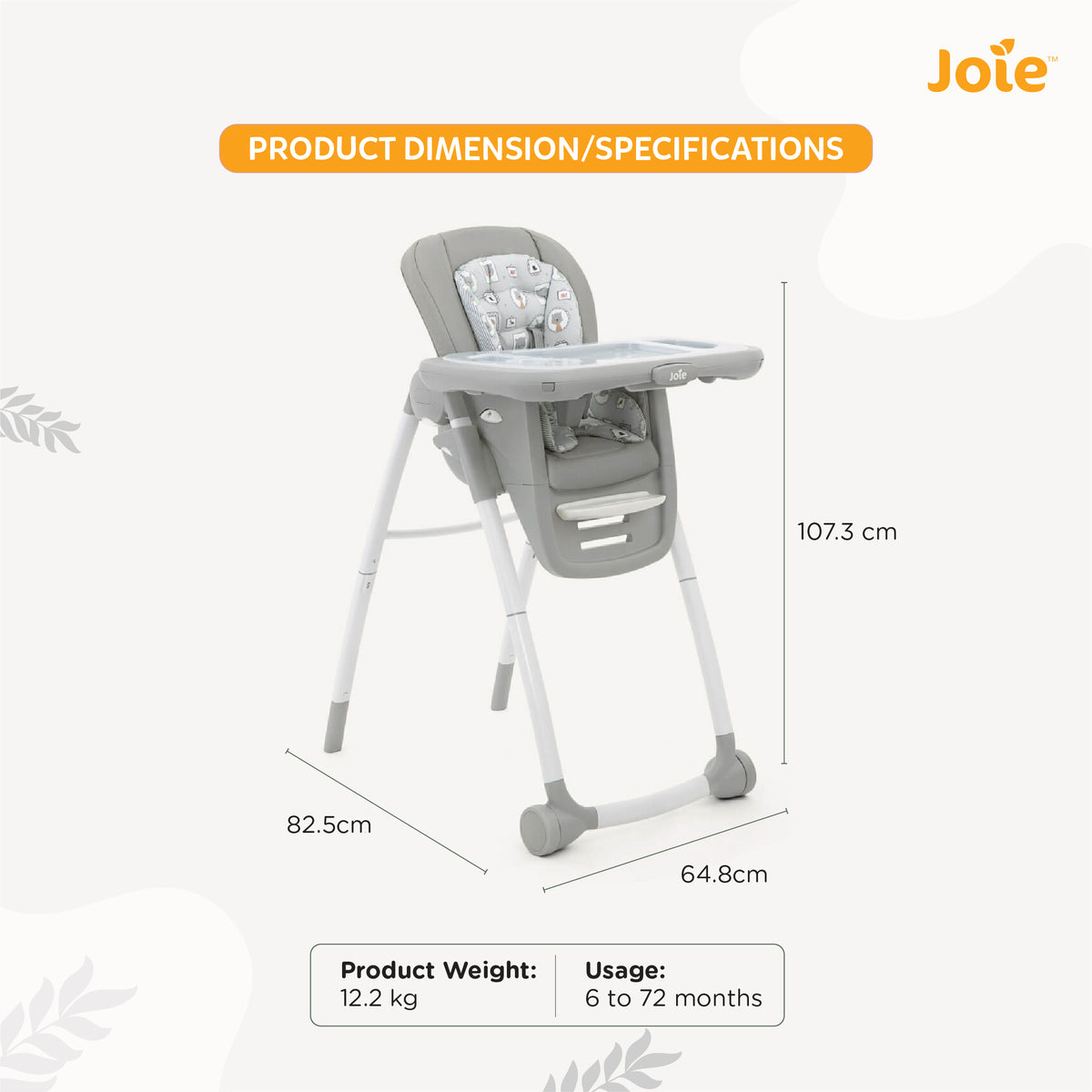 Joie discount multiply highchair