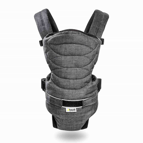Hauck 2 Way Carrier Baby Carrier Melange Charcoal Birth+ to 9M - Open Box