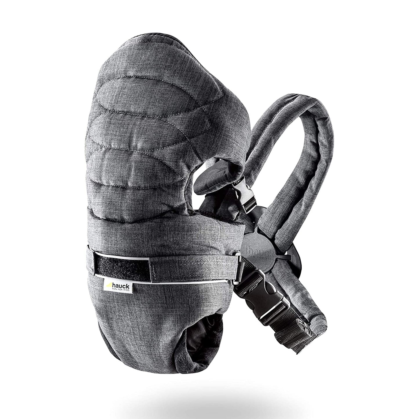 Hauck 2 Way Carrier Infant carrier | Fashion Melange Charcoal | Used for Birth+ to 9M