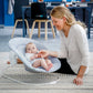 Hauck Alpha Bouncer 2in1 Rocker & Bouncer || Fashion-Grey || Used for Birth+ to 9M