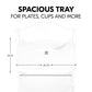 Hauck Alpha Wooden Tray | Fashion White | Used for 6M to 36M