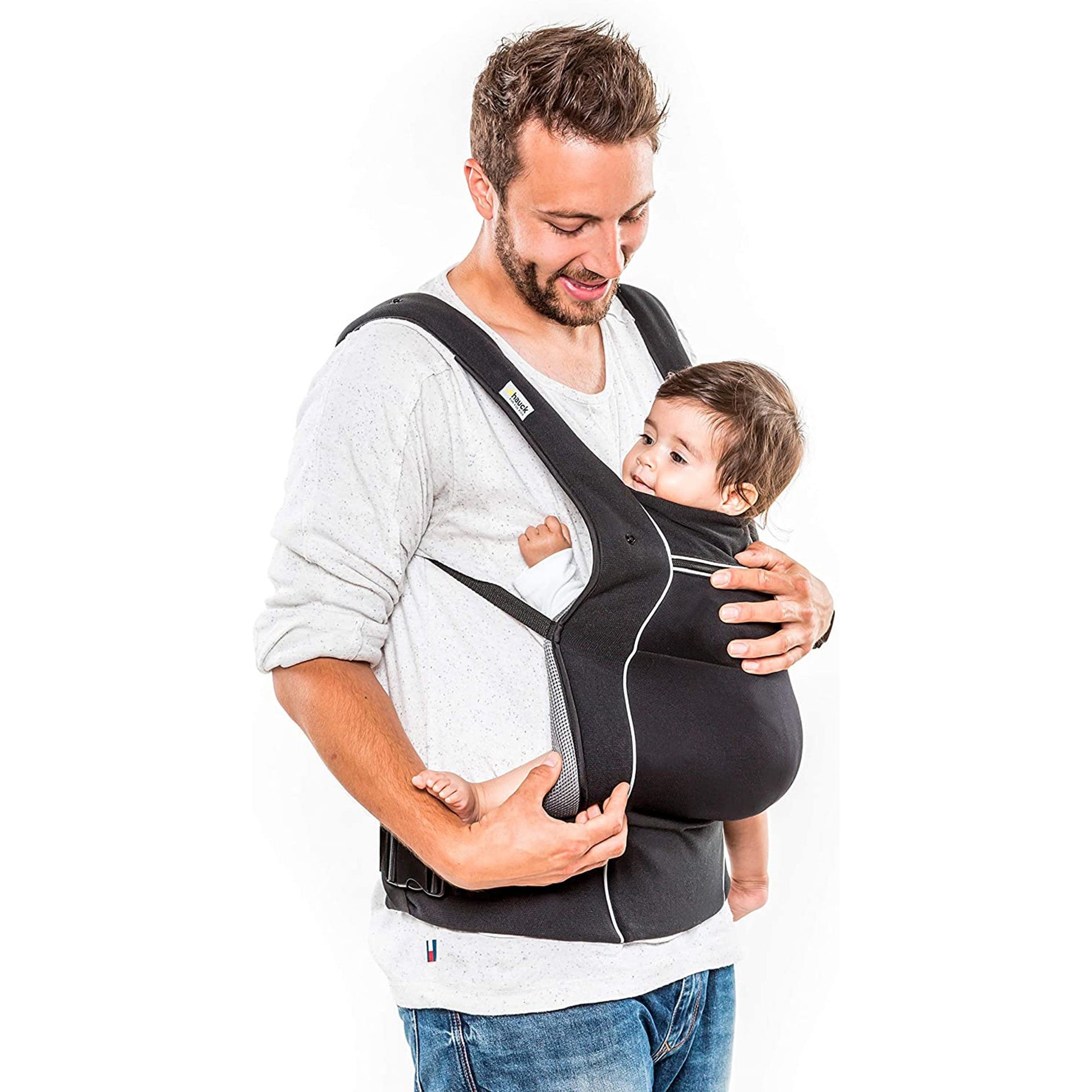 Hauck Close to Me Infant carrier | Fashion Black | Used for Birth+ to 9M