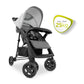 Hauck Grey Shopper Neo Stroller || Birth+ to 48months