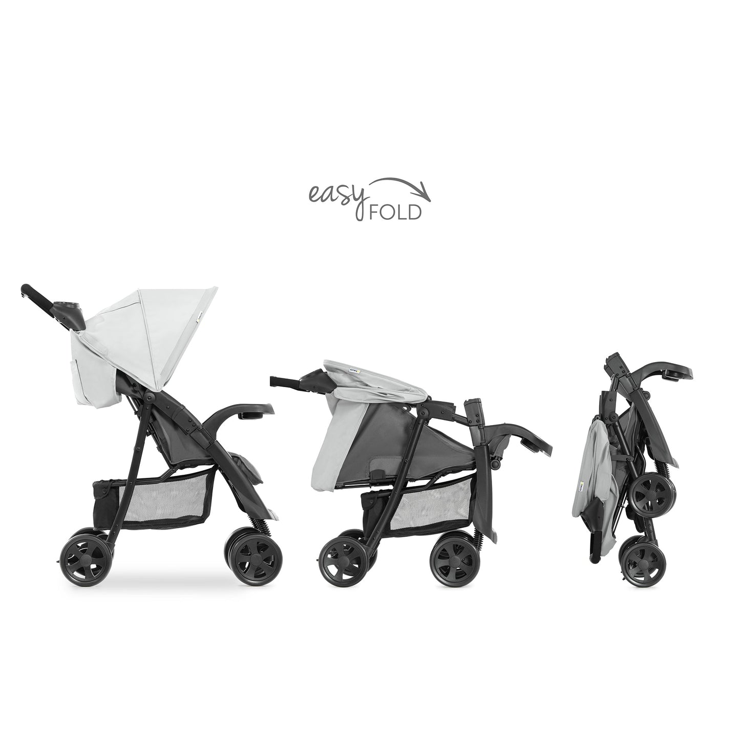 Hauck Grey Shopper Neo Stroller || Birth+ to 48months