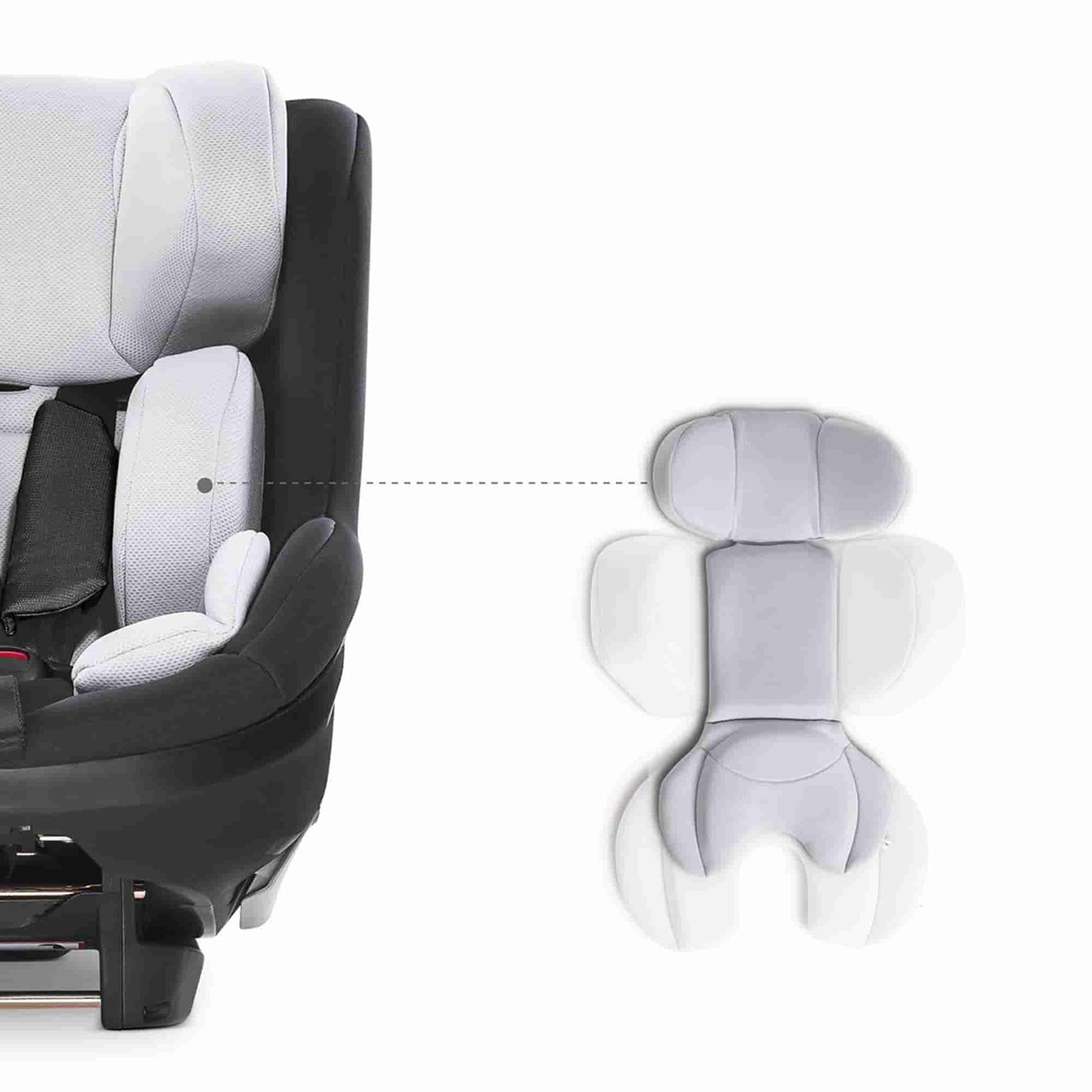 Hauck IPro Kids Car Seat | Fashion Caviar | Used for Birth+ to 48M