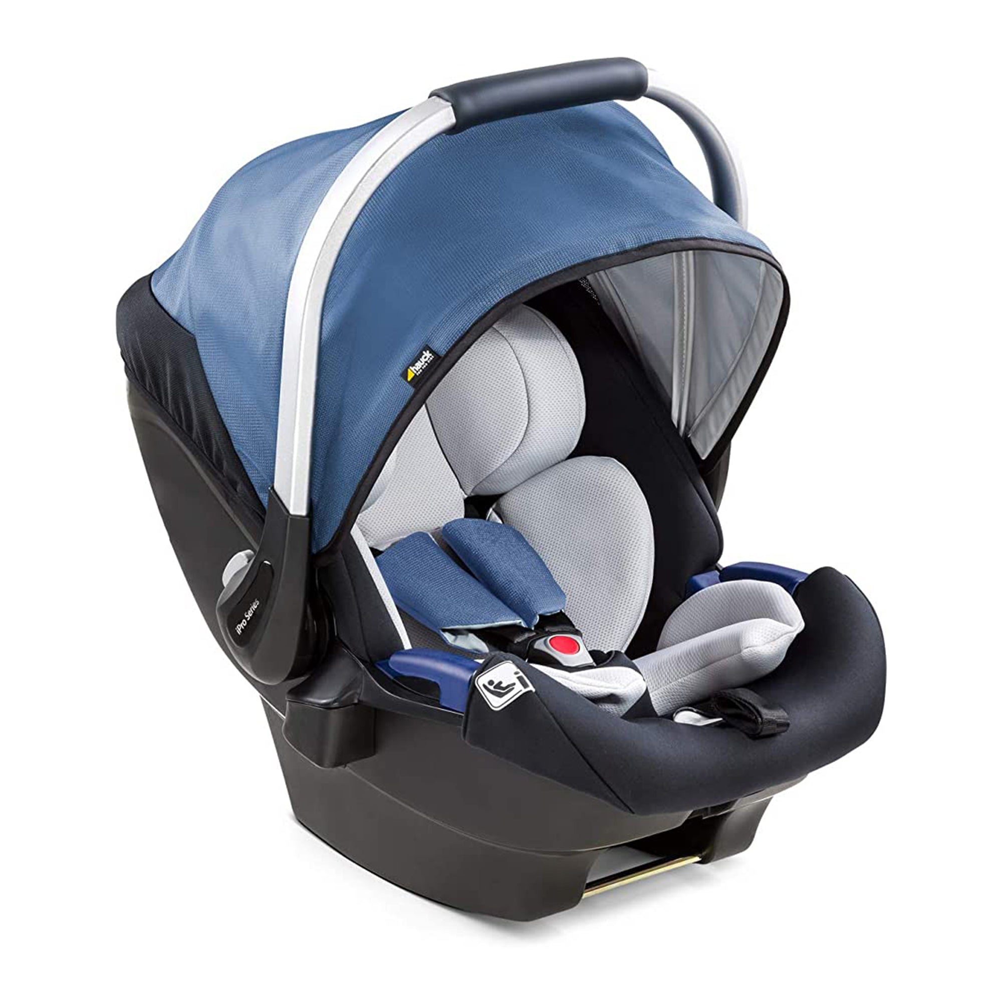 Hauck Pro Baby Car Seat | Fashion Denim | Used for Birth+ to 9M