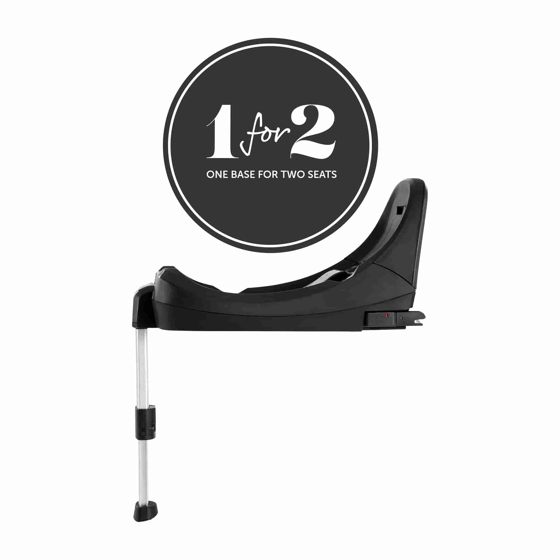 Hauck iPro Base Car Seat  | Fashion Black | Used for Birth+ to 48M