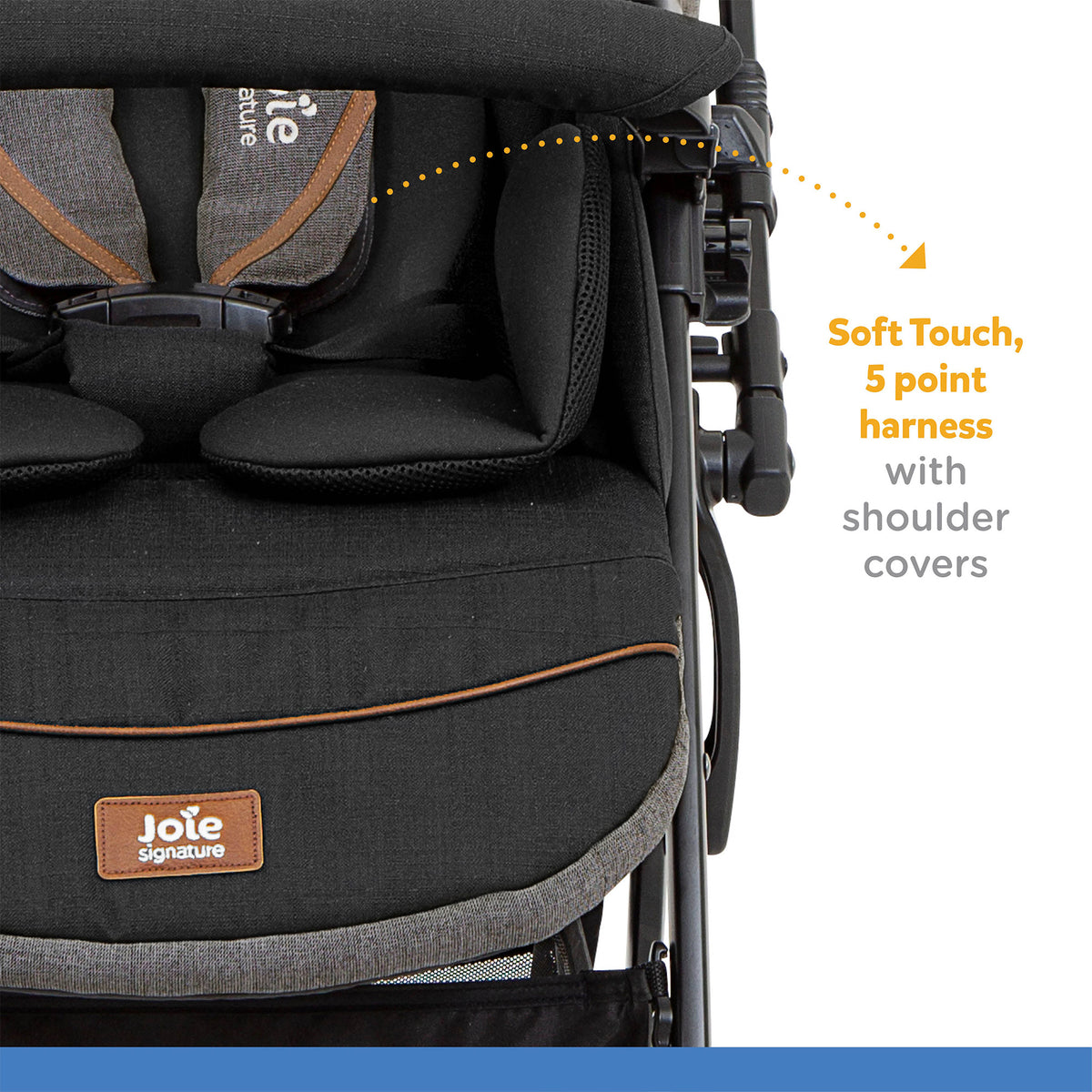 Joie 4Wd Drift Sma Baggi Stroller || Fashion - Carbon || Birth+ to 36months