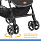Joie 4Wd Drift Sma Baggi Stroller || Fashion - Carbon || Birth+ to 36months