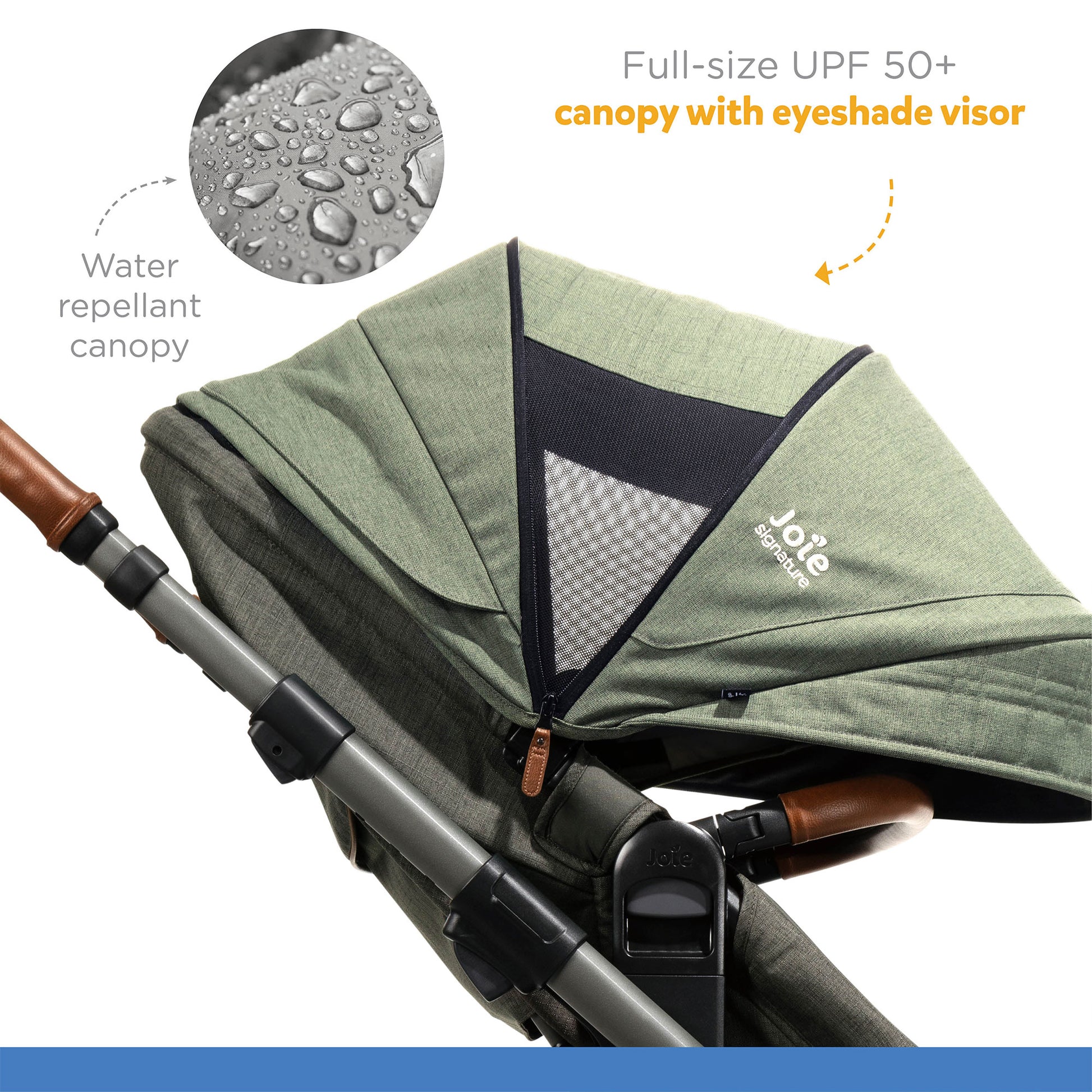 Joie Aeria Stroller || Fashion-Pine || Birth+ to 48months