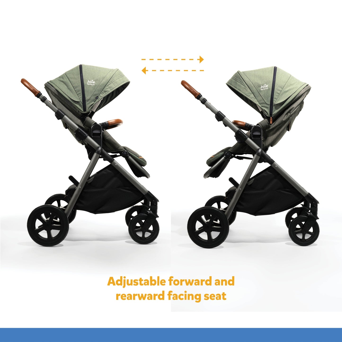 Joie Aeria Stroller || Fashion-Pine || Birth+ to 48months