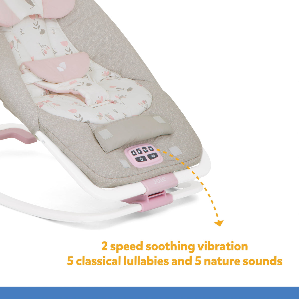 Joie Dreamer Rocker & Bouncer || Fashion-Flowers Forever || Birth+ to 9months || Distress Box