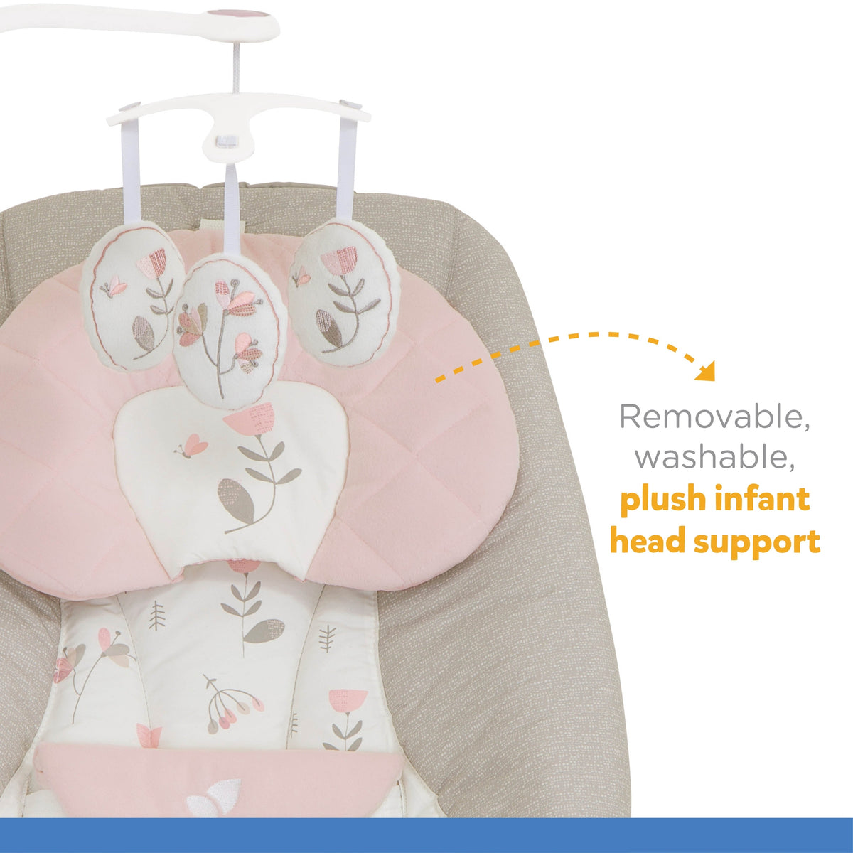Joie Dreamer Rocker & Bouncer || Fashion-Flowers Forever || Birth+ to 9months || Distress Box