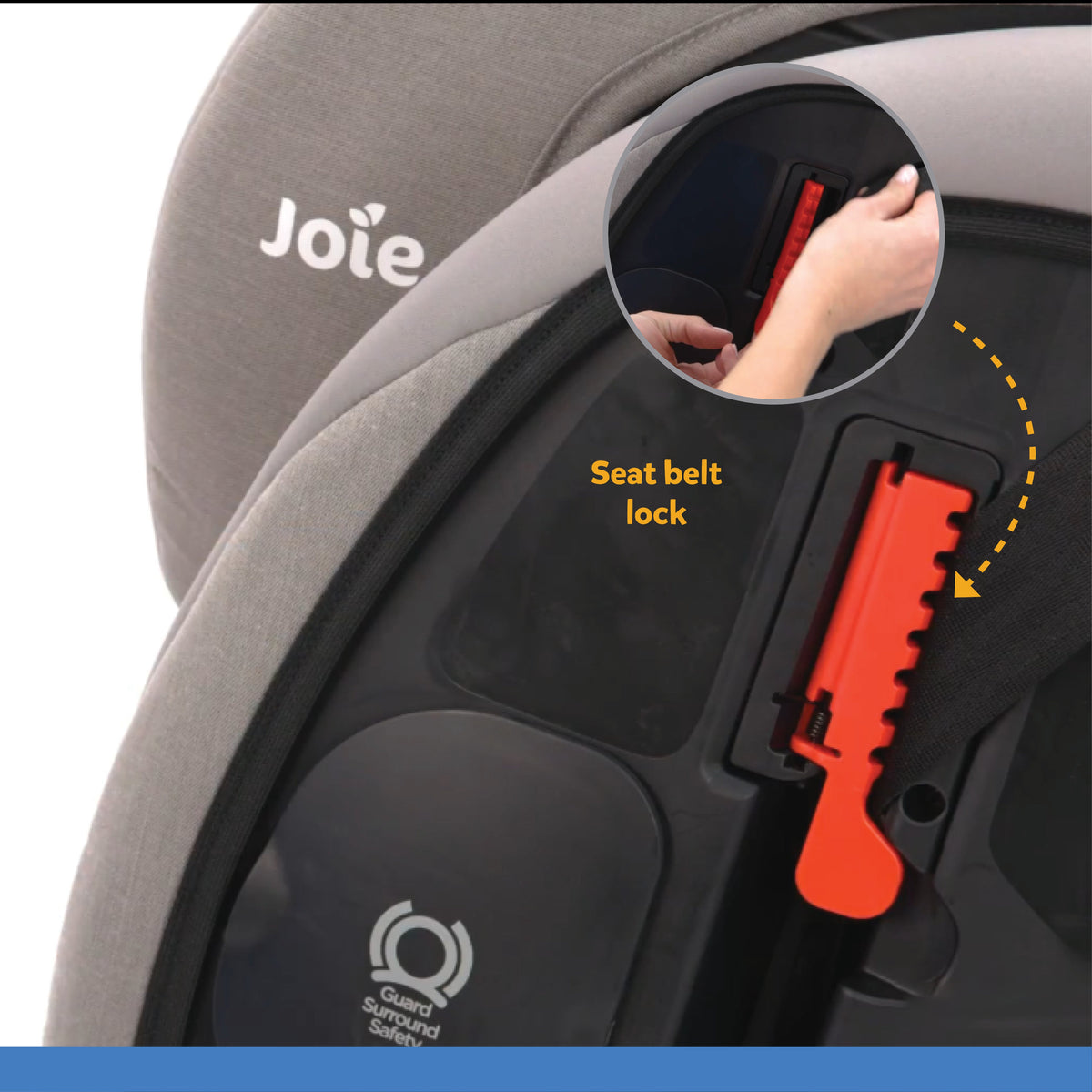 Joie Every Stage Fx Car Seat || Fashion - Grey Flannel ||  Birth+ to 12years - Toys4All.in