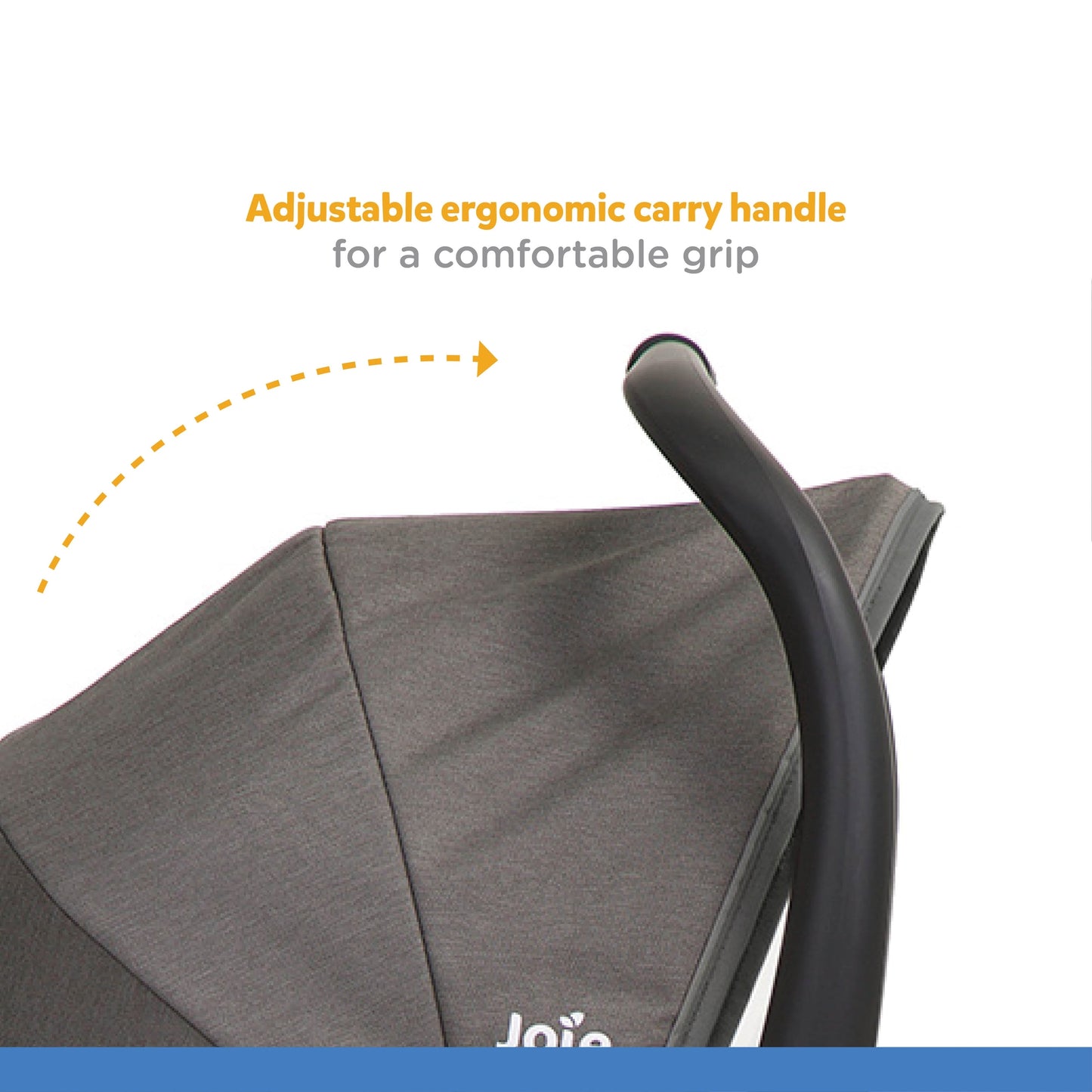 Joie Gemm Color Infant Carrier || Fashion - Foggy Grey || Birth+ to 12months
