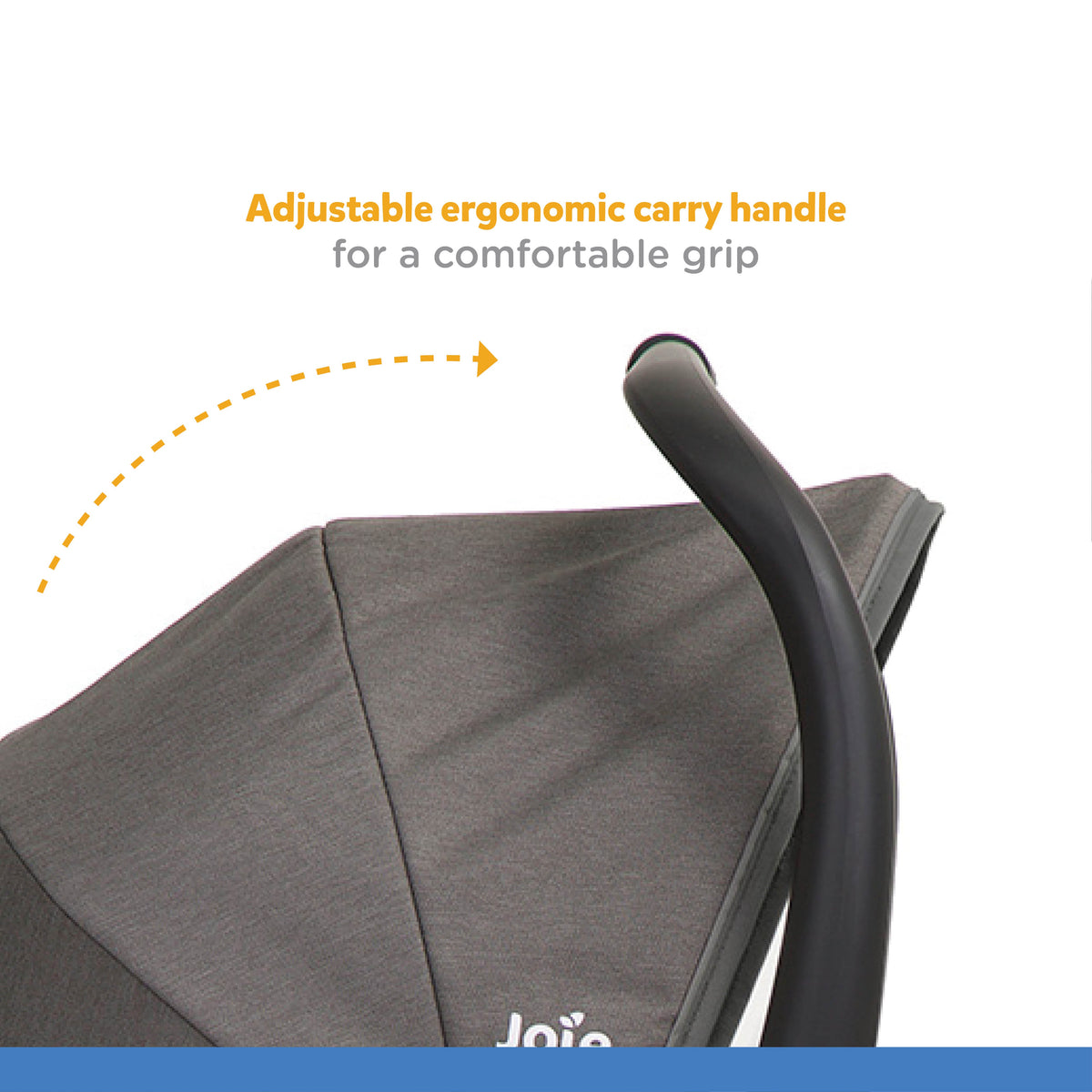 Joie Gemm Color Infant Carrier || Fashion - Foggy Grey || Birth+ to 12months - Toys4All.in