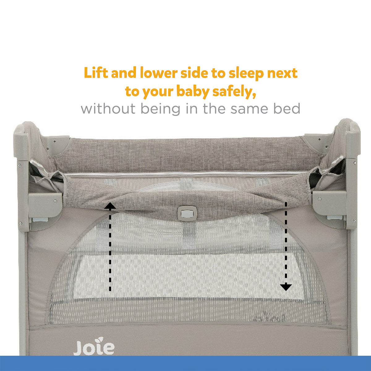 Joie Kubbie Sleep Playard || Fashion - Satellite || Birth+ to 36months - Toys4All.in