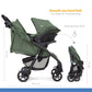 Joie Muze Lx Travel System with Juva || Fashion-Laurel || Birth+ to 36months - Toys4All.in