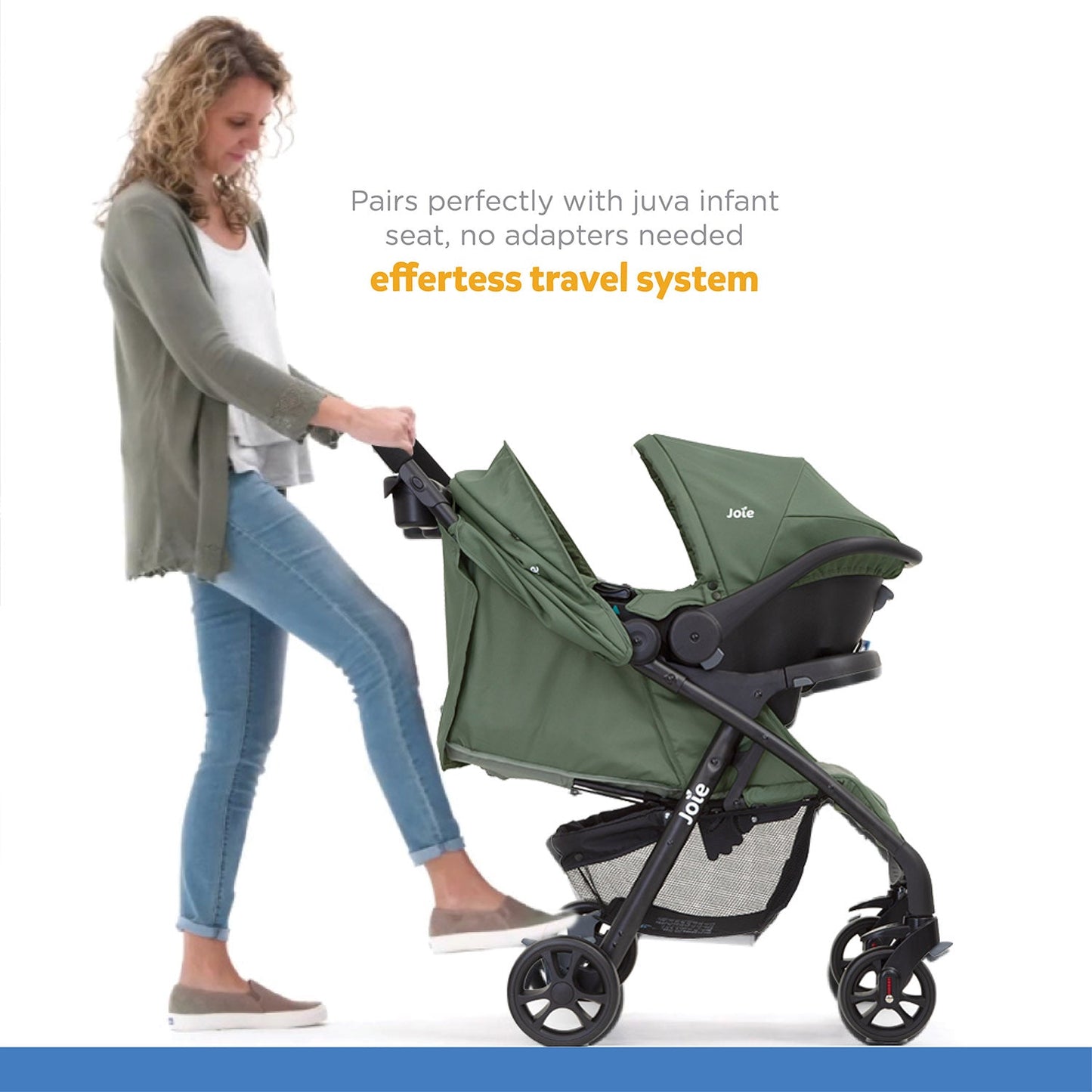 Joie Muze Lx Travel System with Juva || Fashion-Laurel || Birth+ to 36months - Toys4All.in