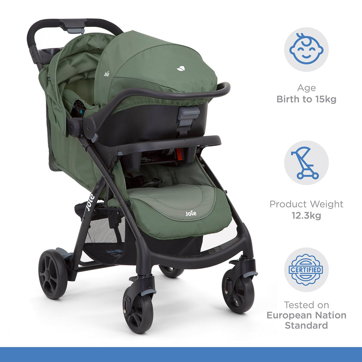 Joie muze shop travel system