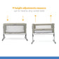 Joie Roomie Glide Playard || Fashion-Almond || Used for Birth+ to 9months || Distress Box