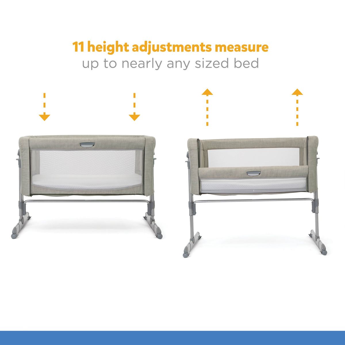 Joie Roomie Glide Playard || Fashion-Almond || Used for Birth+ to 9months || Distress Box